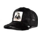 gorra-trucker-negra-de-borreguillo-mono-de-peluche-go-bananas-the-farm-de-goorin-bros