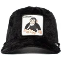 gorra-trucker-negra-de-borreguillo-mono-de-peluche-go-bananas-the-farm-de-goorin-bros