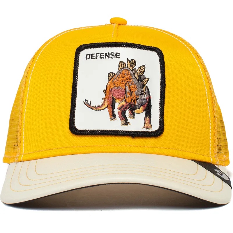 shapka-izvita-traker-zhlt-snapbek-defense-roofed-lizard-the-farm-ot-goorin-bros