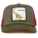 shapka-izvita-traker-zelena-snapbek-herbivore-thunder-lizard-the-farm-ot-goorin-bros