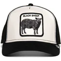 schwarz-weisse-trucker-mutze-mit-schaf-motiv-revolter-von-goorin-bros