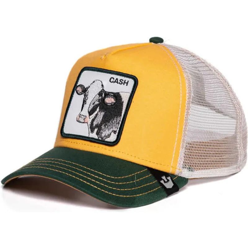 shapka-izvita-traker-zhlt-snapbek-the-cash-cow-the-farm-ot-goorin-bros