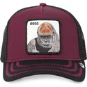 gorra-trucker-granate-y-negra-gorila-the-boss-the-farm-de-goorin-bros