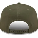 grune-snapback-kappe-mit-flachem-schirm-und-orangem-logo-9fifty-league-essential-der-new-york-yankees-mlb-von-new-era