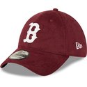 new-era-curved-brim-39thirty-cord-boston-red-sox-mlb-red-fitted-cap