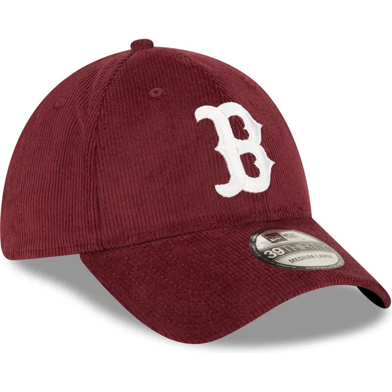 shapka-izvita-chervena-prilepnala-39thirty-cord-na-boston-red-sox-mlb-ot-new-era