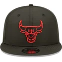 schwarze-snapback-kappe-mit-flachem-schirm-und-rotem-logo-9fifty-neon-pack-der-chicago-bulls-nba-von-new-era