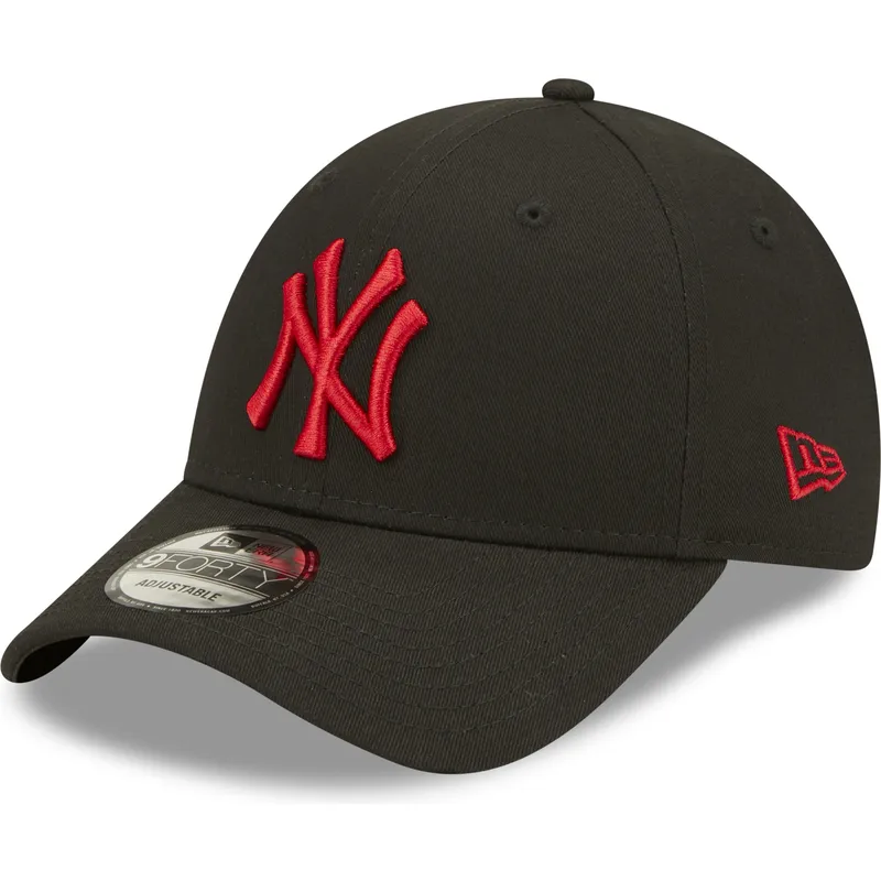 shapka-izvita-cherna-reguliruem-9forty-league-essential-na-new-york-yankees-mlb-ot-new-era