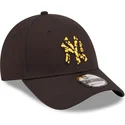 shapka-izvita-cherna-reguliruem-9forty-seasonal-infill-na-new-york-yankees-mlb-ot-new-era