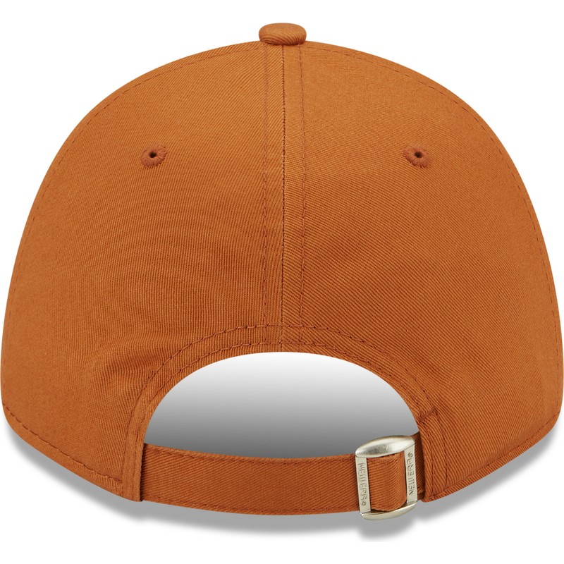 new-era-curved-brim-9forty-league-essential-new-york-yankees-mlb-brown-adjustable-cap