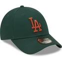 shapka-izvita-zelena-reguliruem-9forty-league-essential-na-los-angeles-dodgers-mlb-ot-new-era