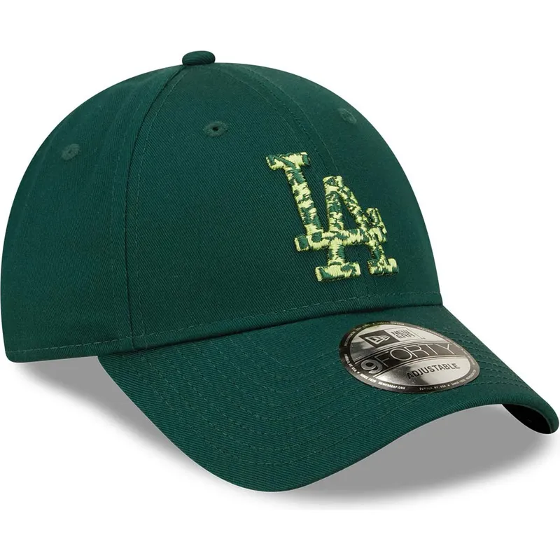shapka-izvita-zelena-reguliruem-9forty-seasonal-infill-na-los-angeles-dodgers-mlb-ot-new-era