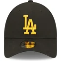 shapka-izvita-cherna-reguliruem-9forty-league-essential-na-los-angeles-dodgers-mlb-ot-new-era