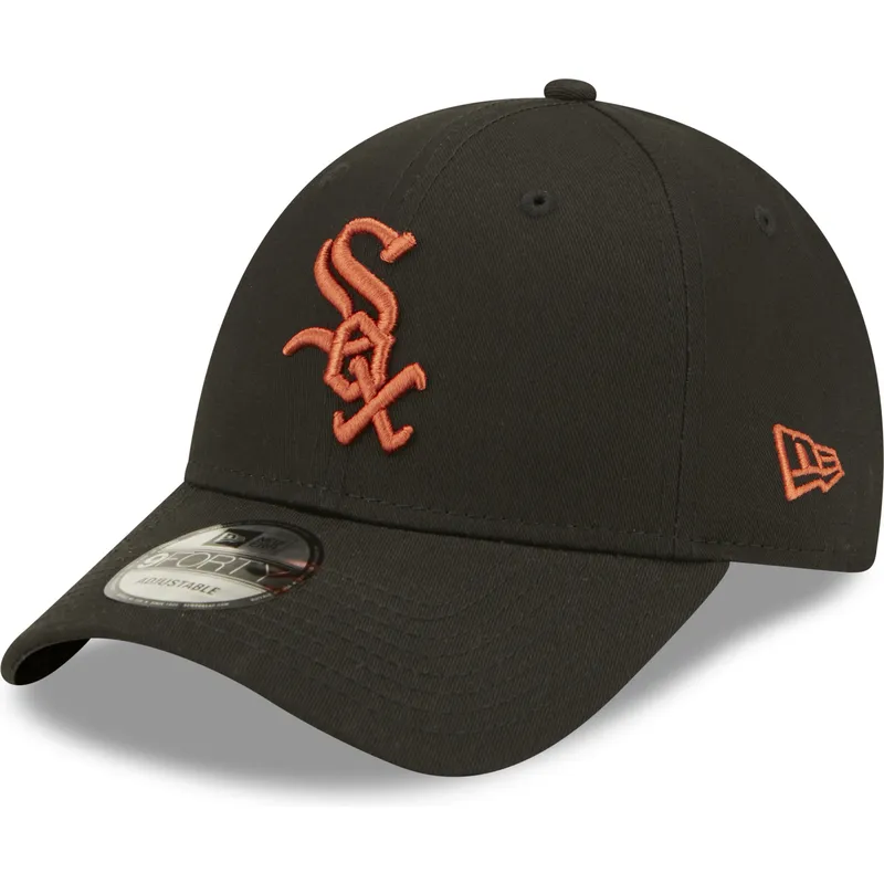 shapka-izvita-cherna-reguliruem-9forty-league-essential-na-chicago-white-sox-mlb-ot-new-era