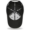 schwarze-snapback-kappe-mit-gebogenem-schirm-und-grunem-logo-9forty-neon-pack-repreve-der-new-york-yankees-mlb-von-new-era