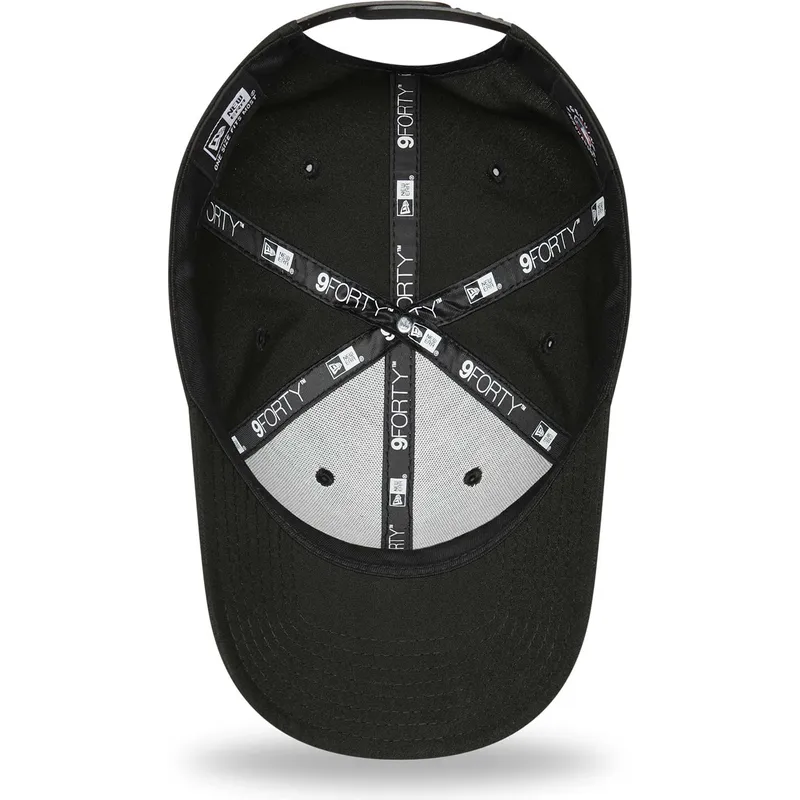 shapka-izvita-cherna-snapbek-9forty-neon-pack-repreve-na-los-angeles-dodgers-mlb-ot-new-era