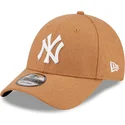 shapka-izvita-kafyav-reguliruem-9forty-the-league-melton-wool-na-new-york-yankees-mlb-ot-new-era