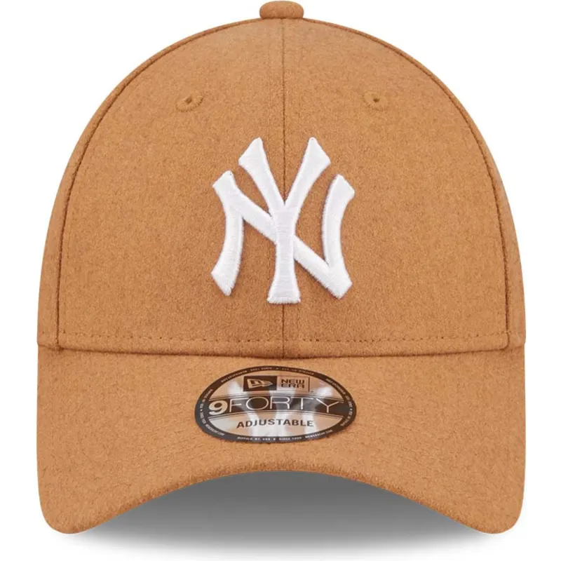 shapka-izvita-kafyav-reguliruem-9forty-the-league-melton-wool-na-new-york-yankees-mlb-ot-new-era