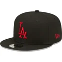 shapka-ploska-cherna-snapbek-9fifty-league-essential-na-los-angeles-dodgers-mlb-ot-new-era
