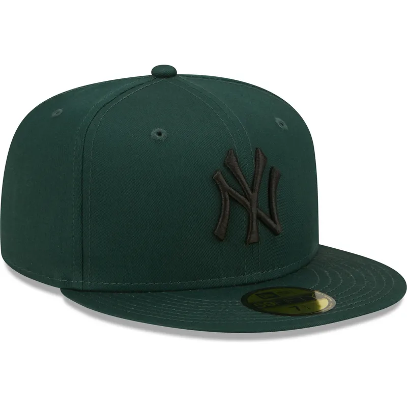 shapka-ploska-zelena-prilepnala-59fifty-league-essential-na-new-york-yankees-mlb-ot-new-era