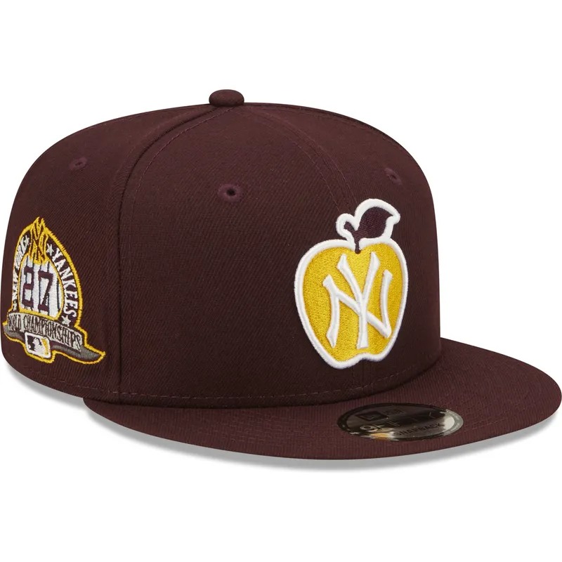 shapka-ploska-chervena-snapbek-9fifty-ny-apple-na-new-york-yankees-mlb-ot-new-era