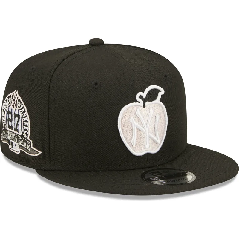 shapka-ploska-cherna-snapbek-9fifty-ny-apple-na-new-york-yankees-mlb-ot-new-era