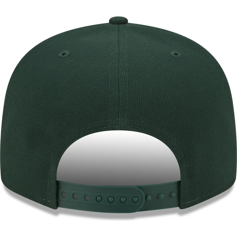 shapka-ploska-zelena-snapbek-9fifty-ny-apple-na-new-york-yankees-mlb-ot-new-era