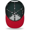 shapka-ploska-zelena-snapbek-9fifty-ny-apple-na-new-york-yankees-mlb-ot-new-era