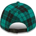 shapka-izvita-zelena-reguliruem-9forty-plaid-na-los-angeles-dodgers-mlb-ot-new-era