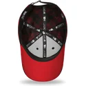shapka-izvita-chervena-reguliruem-9forty-plaid-na-boston-red-sox-mlb-ot-new-era