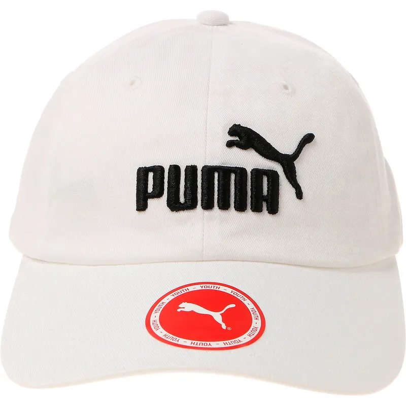 shapka-izvita-byala-reguliruem-za-deca-essentials-ot-puma