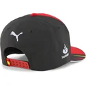shapka-izvita-chervena-snapbek-sf-carlos-sainz-na-ferrari-formula-1-ot-puma