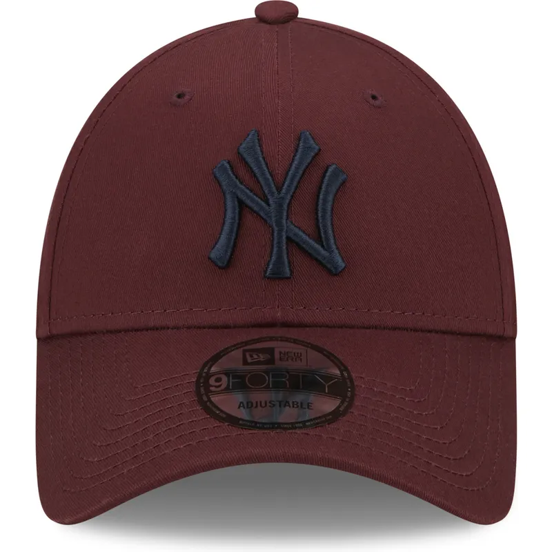 shapka-izvita-chervena-reguliruem-9forty-league-essential-na-new-york-yankees-mlb-ot-new-era