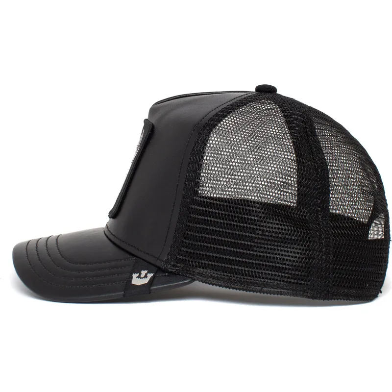 gorra-trucker-negra-lobo-lone-wolf-pack-boss-the-farm-de-goorin-bros