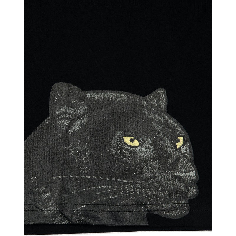 Camiseta de manga corta negra pantera Black Panther The Predator The Farm de Goorin Bros.: Camiseta de manga corta negra pantera Black Panther The Predator The Farm de Goorin Bros.: