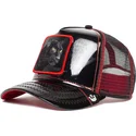 shapka-izvita-traker-cherna-snapbek-black-panther-power-forever-patent-leather-the-farm-ot-goorin-bros
