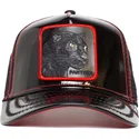 shapka-izvita-traker-cherna-snapbek-black-panther-power-forever-patent-leather-the-farm-ot-goorin-bros