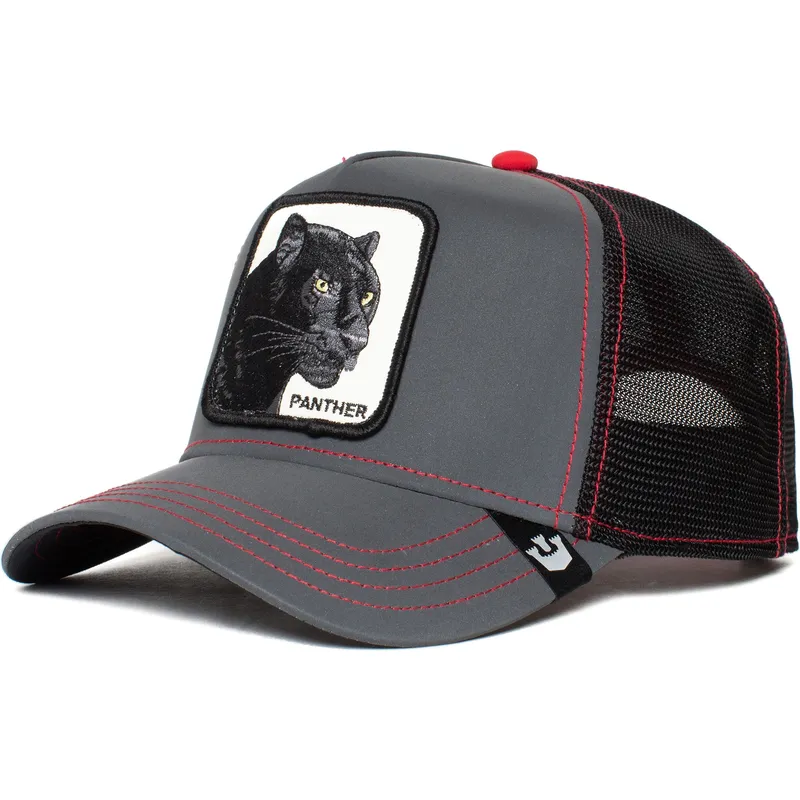 shapka-izvita-traker-cherna-snapbek-black-panther-reflective-the-farm-ot-goorin-bros