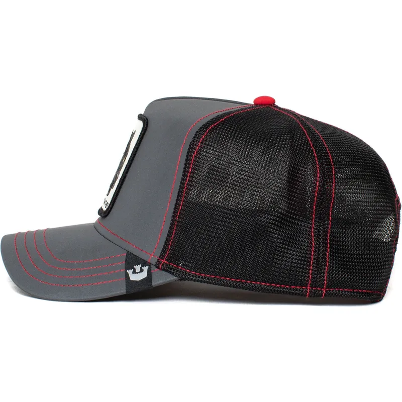 shapka-izvita-traker-cherna-snapbek-black-panther-reflective-the-farm-ot-goorin-bros