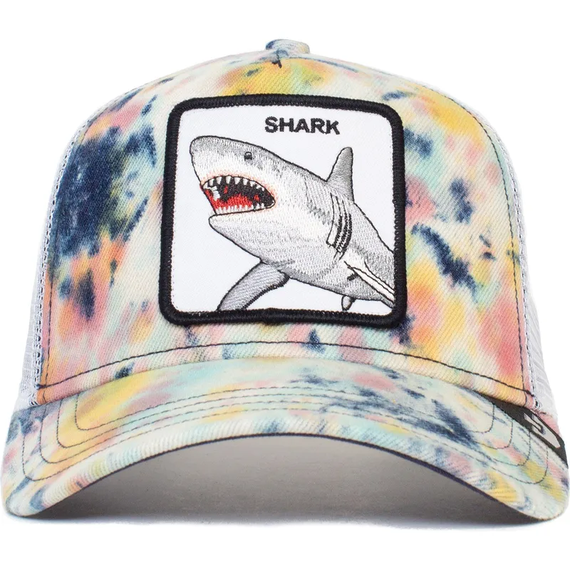 shapka-izvita-traker-byala-snapbek-shark-tie-dye-the-farm-ot-goorin-bros shapka-izvita-traker-byala-snapbek-shark-tie-dye-the-farm-ot-goorin-bros