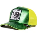 casquette-trucker-verte-et-jaune-vache-cash-shine-metallic-the-farm-goorin-bros