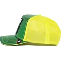 casquette-trucker-verte-et-jaune-vache-cash-shine-metallic-the-farm-goorin-bros