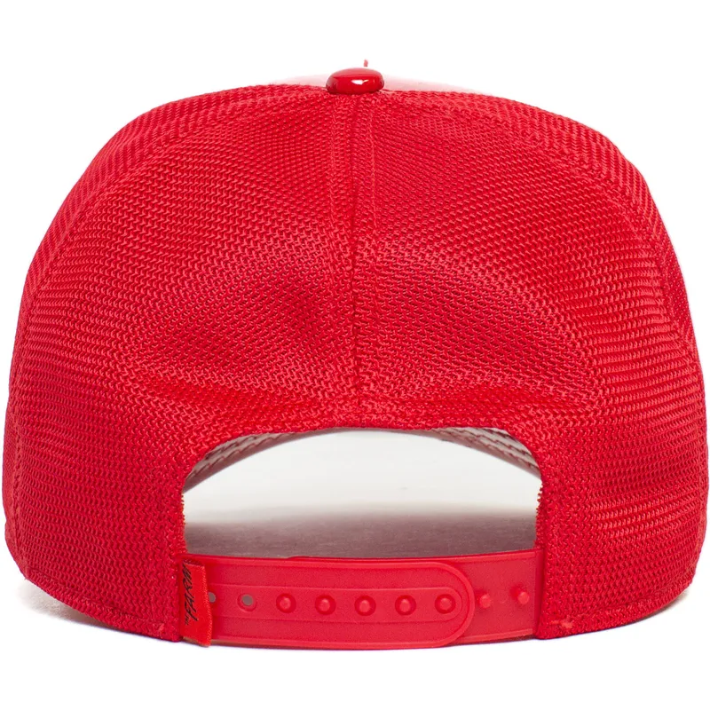 shapka-izvita-traker-chervena-snapbek-cock-big-red-patent-leather-the-farm-ot-goorin-bros