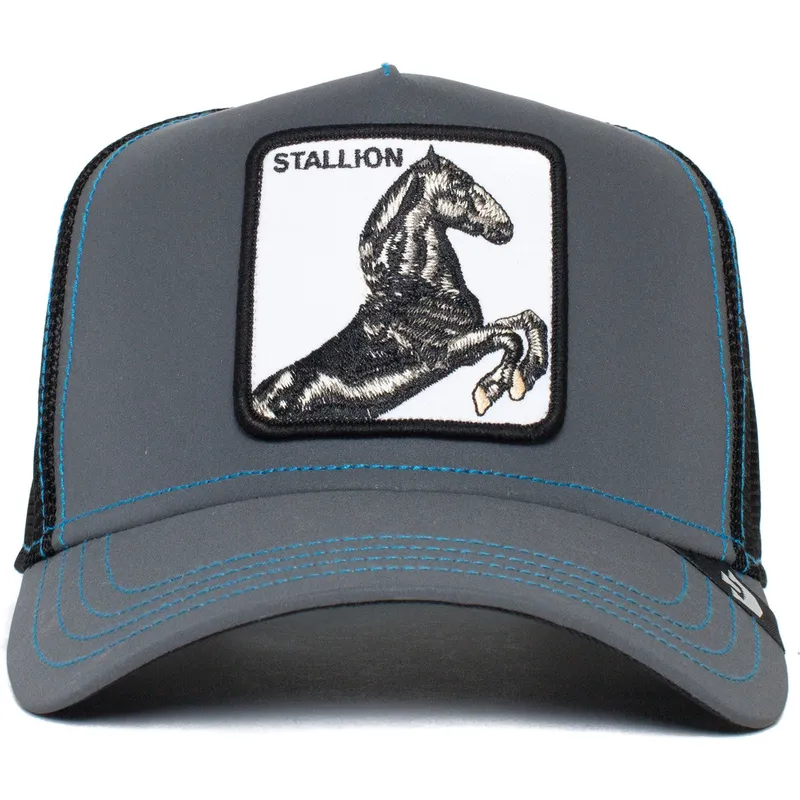 shapka-izvita-traker-cherna-snapbek-stallion-reflective-the-farm-ot-goorin-bros