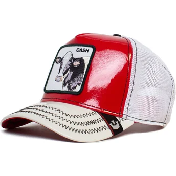 shapka-izvita-traker-chervena-snapbek-cash-golden-calf-patent-leather-the-farm-ot-goorin-bros