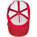 rote-und-weisse-trucker-kappe-kuh-cash-golden-calf-patentleder-the-farm-von-goorin-bros