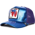 shapka-izvita-traker-sinya-snapbek-na-siam-fighter-blue-light-metallic-the-farm-ot-goorin-bros