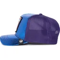 shapka-izvita-traker-sinya-snapbek-na-siam-fighter-blue-light-metallic-the-farm-ot-goorin-bros