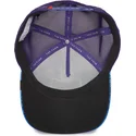 shapka-izvita-traker-sinya-snapbek-na-siam-fighter-blue-light-metallic-the-farm-ot-goorin-bros