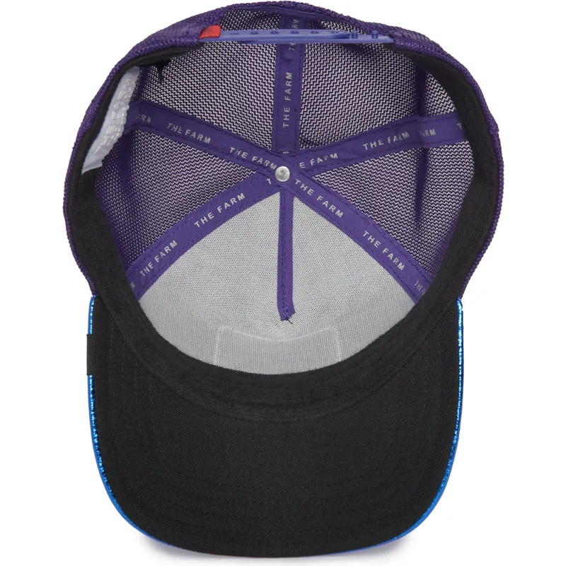 shapka-izvita-traker-sinya-snapbek-na-siam-fighter-blue-light-metallic-the-farm-ot-goorin-bros